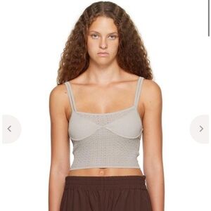Dion Lee grey tank top